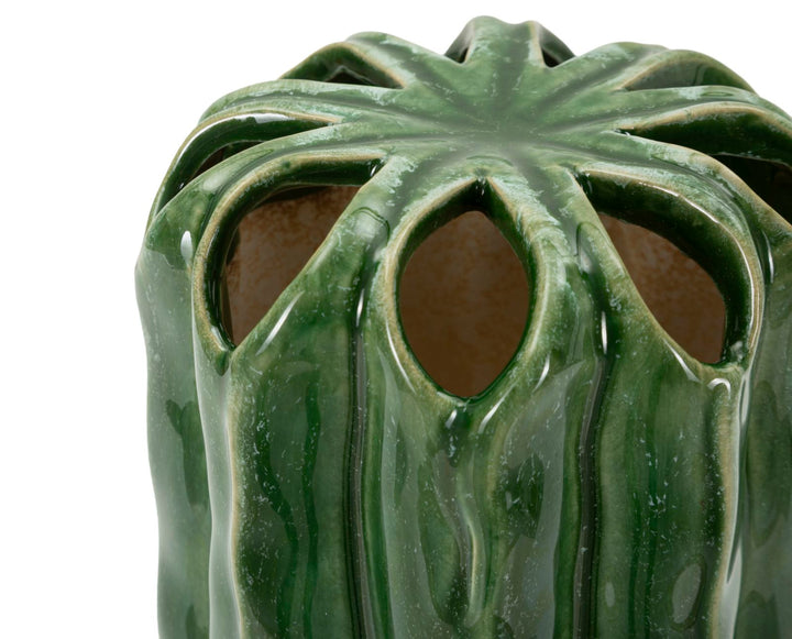 Mauro Ferretti Tall Cactus vas Ø11,5 × 23,5 cm - grön
