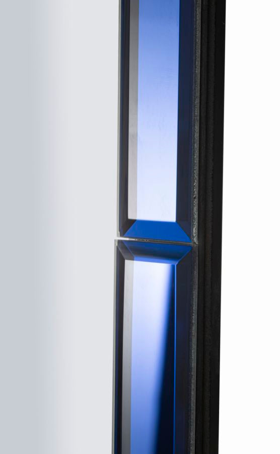 Mauro Ferretti Tangier Blue väggspegel 62 × 100 cm - blå