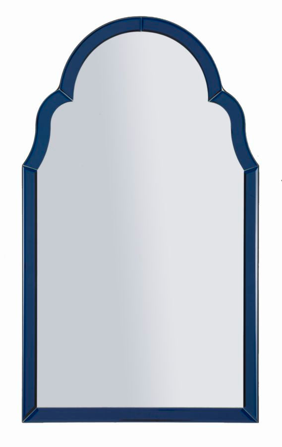 Mauro Ferretti Tangier Blue väggspegel 47 × 80 cm - blå