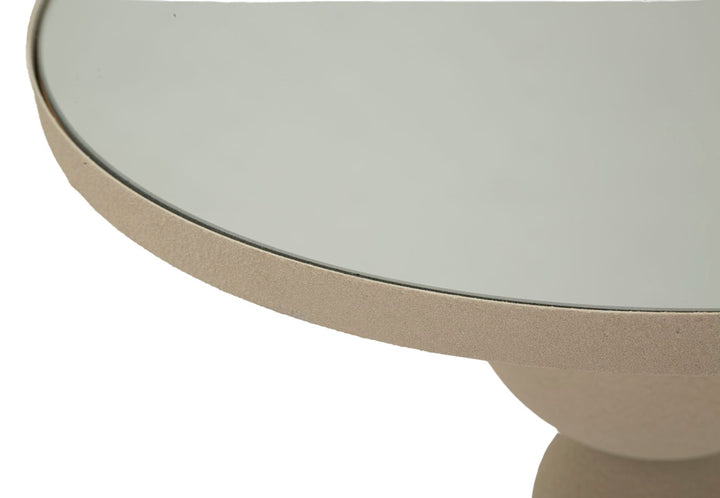 Mauro Ferretti Dune sidobord med spegel Ø40,5 cm