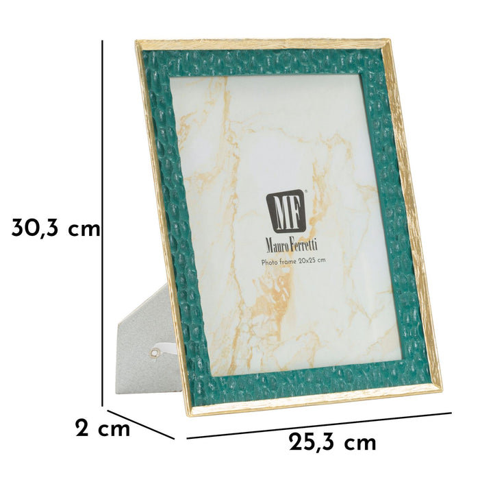 Mauro Ferretti Grent fotoram 20 × 25 cm - grön/guld