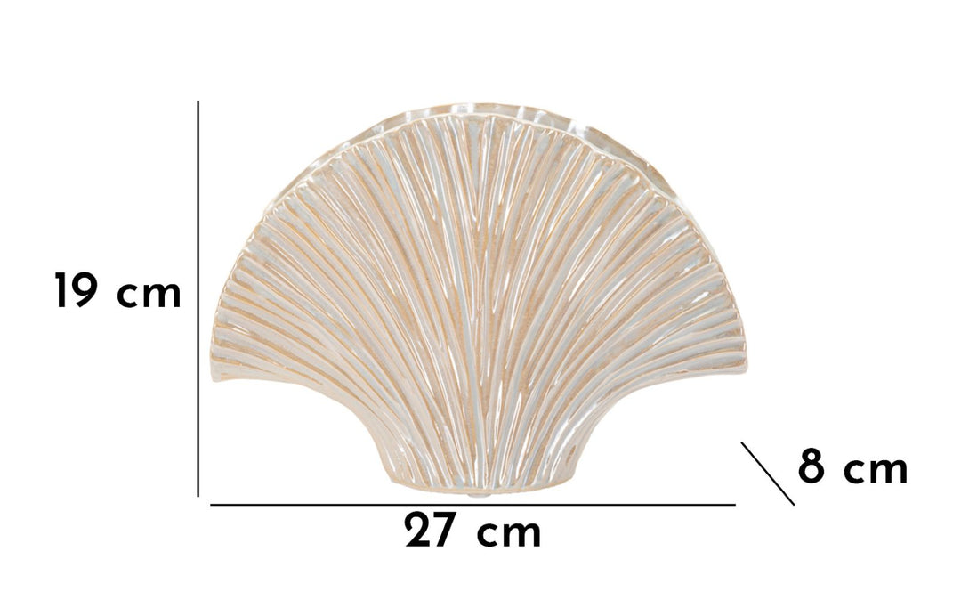 Mauro Ferretti Perly dekorativ vas 27 cm - pärlemor