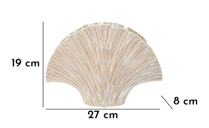Mauro Ferretti Perly dekorativ vas 27 cm - pärlemor