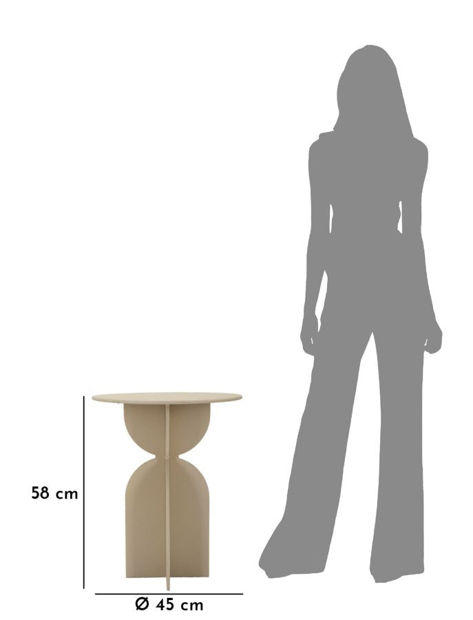 Mauro Ferretti Dune sidobord Ø45 × 58 cm