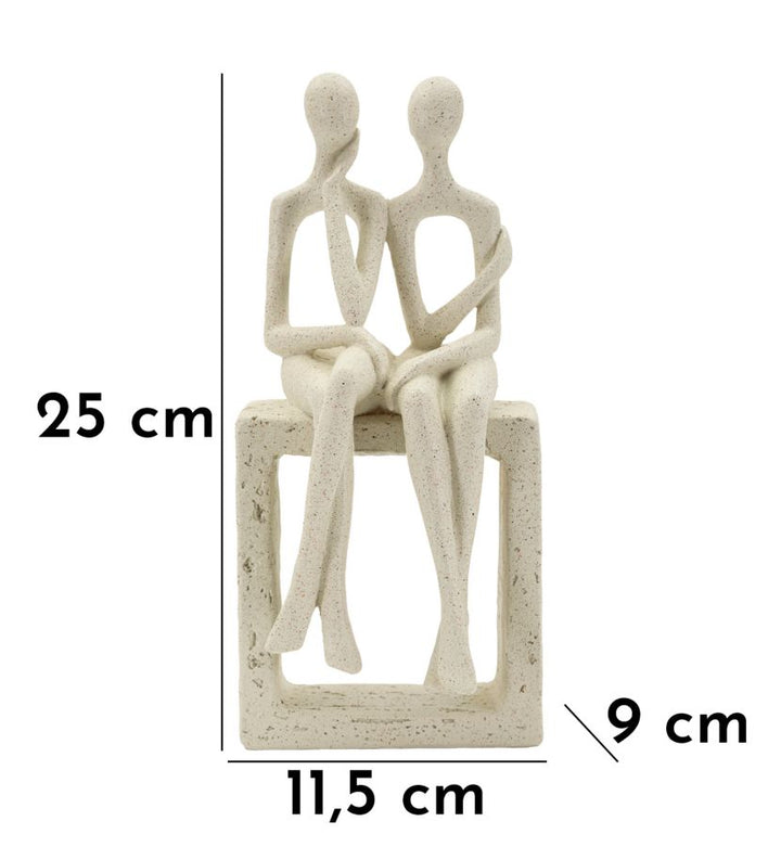 Couple Stons figur 11,5 x 9 x 25 cm – bild 9