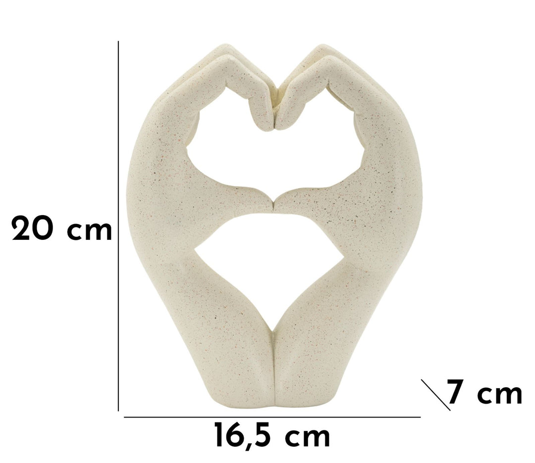 Love Stons skulptur 16,5 x 7 x 20 cm – bild 8