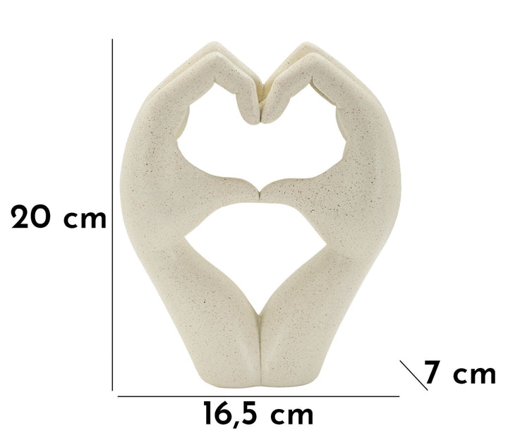Love Stons skulptur 16,5 x 7 x 20 cm – bild 8