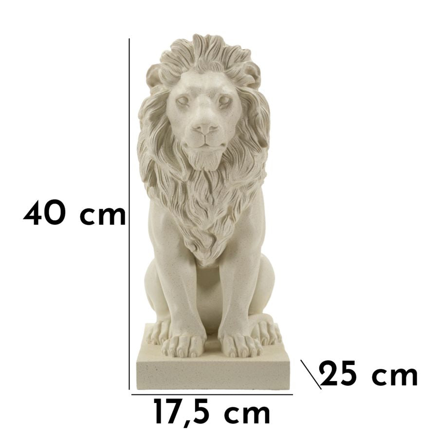 Mauro Ferretti Lion Stons lejonfigur 40 cm