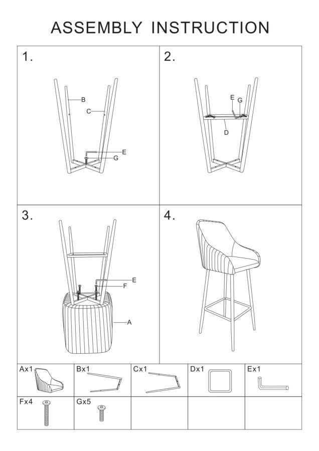 Mauro Ferretti Alaska barstolar 2-pack - grön