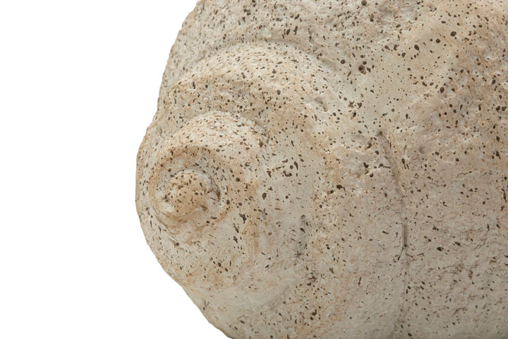 Mauro Ferretti Shell Sand B dekorativ vas 35 cm - sand
