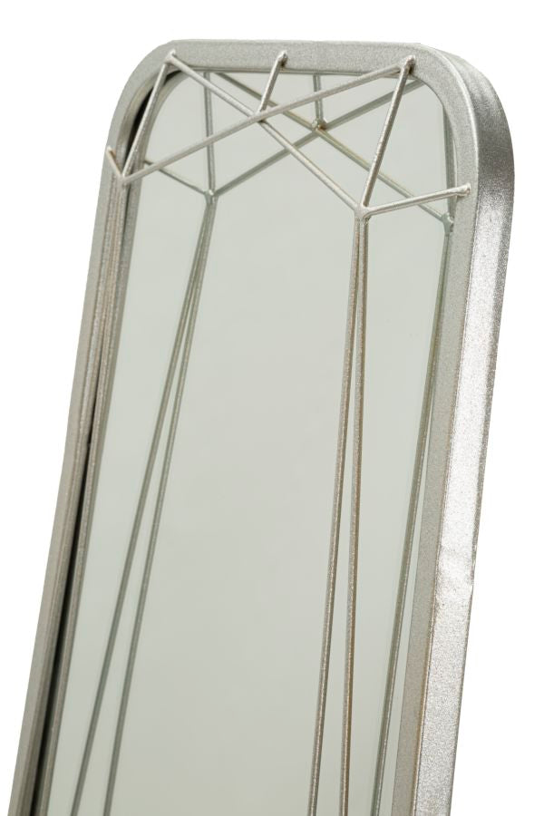 Mauro Ferretti Silver golvspegel 46 × 153 cm - silver