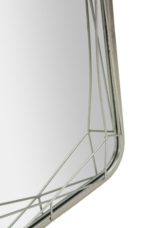 Mauro Ferretti Silver golvspegel 46 × 153 cm - silver
