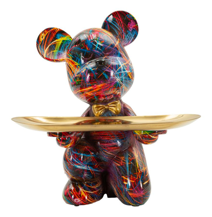 Mauro Ferretti Dog Psyco dekorationsbricka 22,5 cm