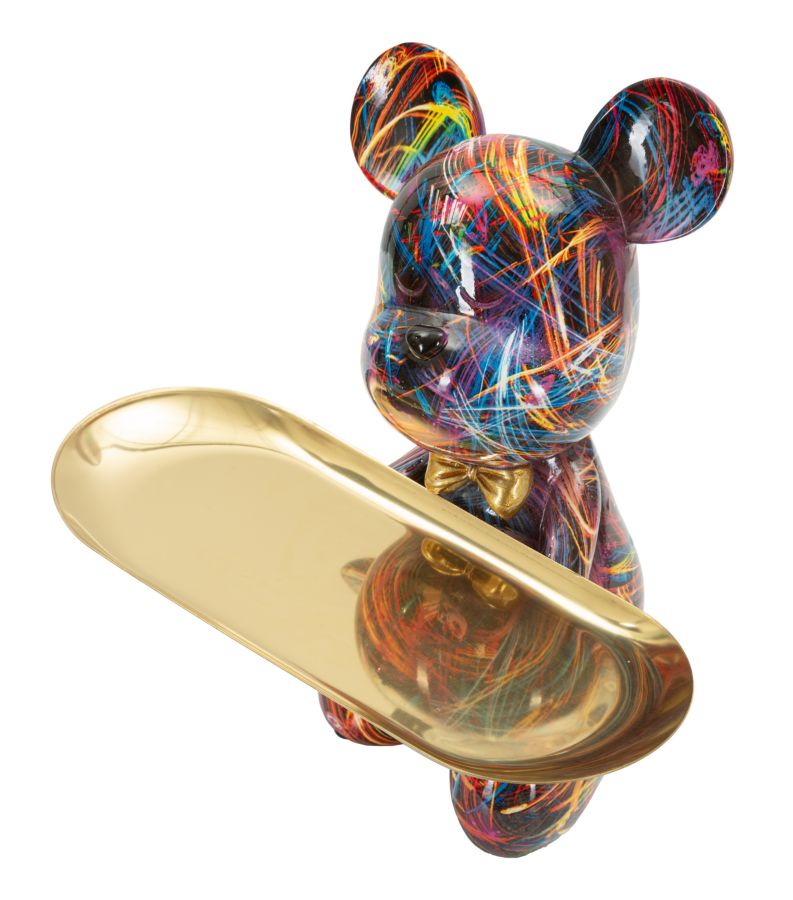 Mauro Ferretti Dog Psyco dekorationsbricka 22,5 cm