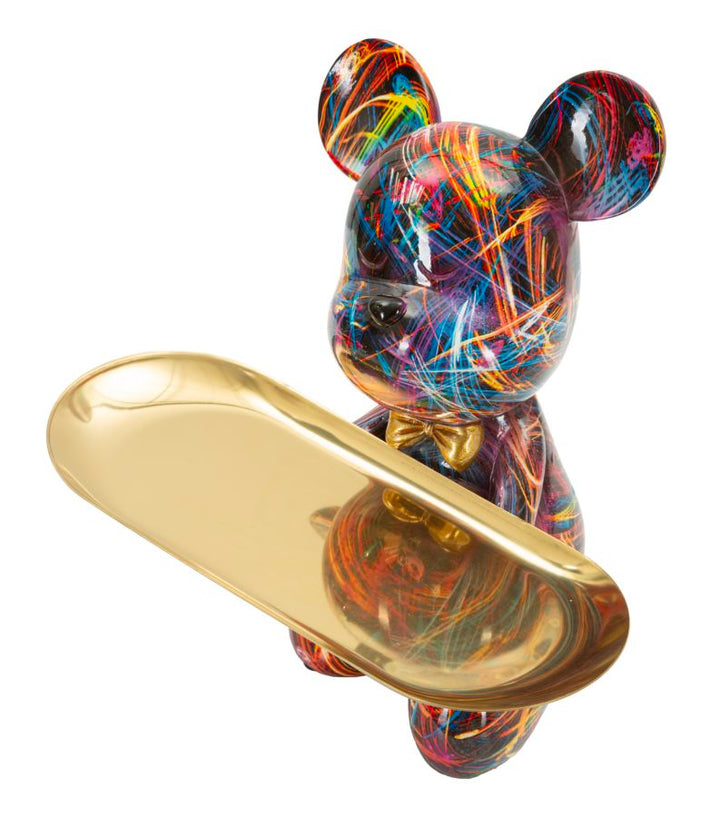 Mauro Ferretti Dog Psyco dekorationsbricka 22,5 cm