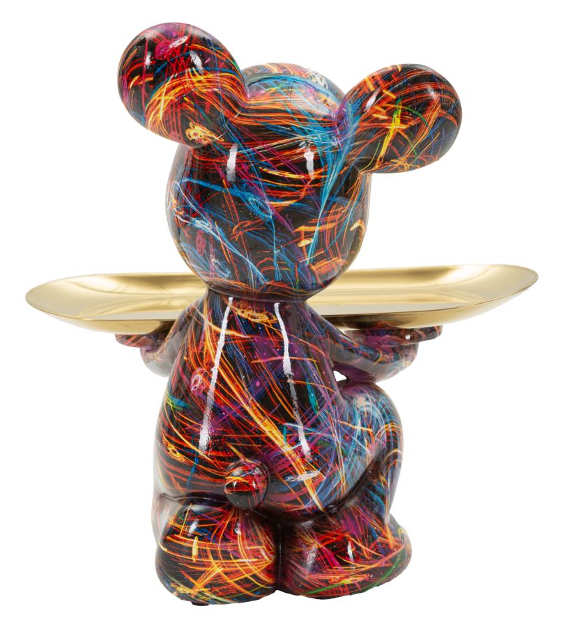 Mauro Ferretti Dog Psyco dekorationsbricka 22,5 cm
