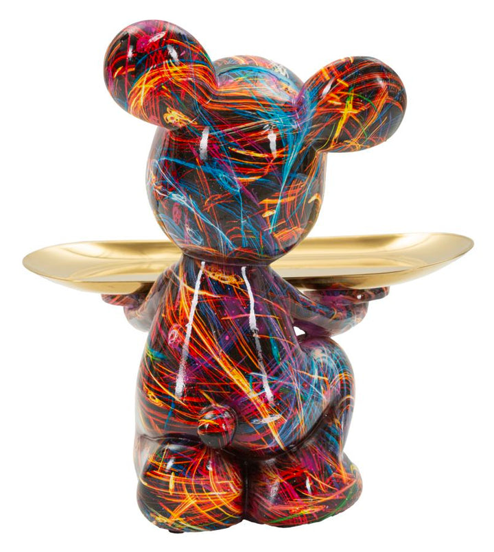 Mauro Ferretti Dog Psyco dekorationsbricka 22,5 cm