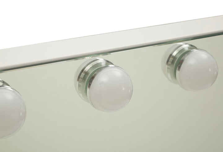Mauro Ferretti Hollywood LED-sminkspegel 55 × 43 cm - vit