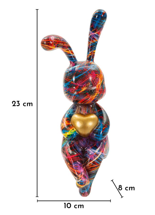 Mauro Ferretti Rabbit Psyco A kaninfigur 23 cm