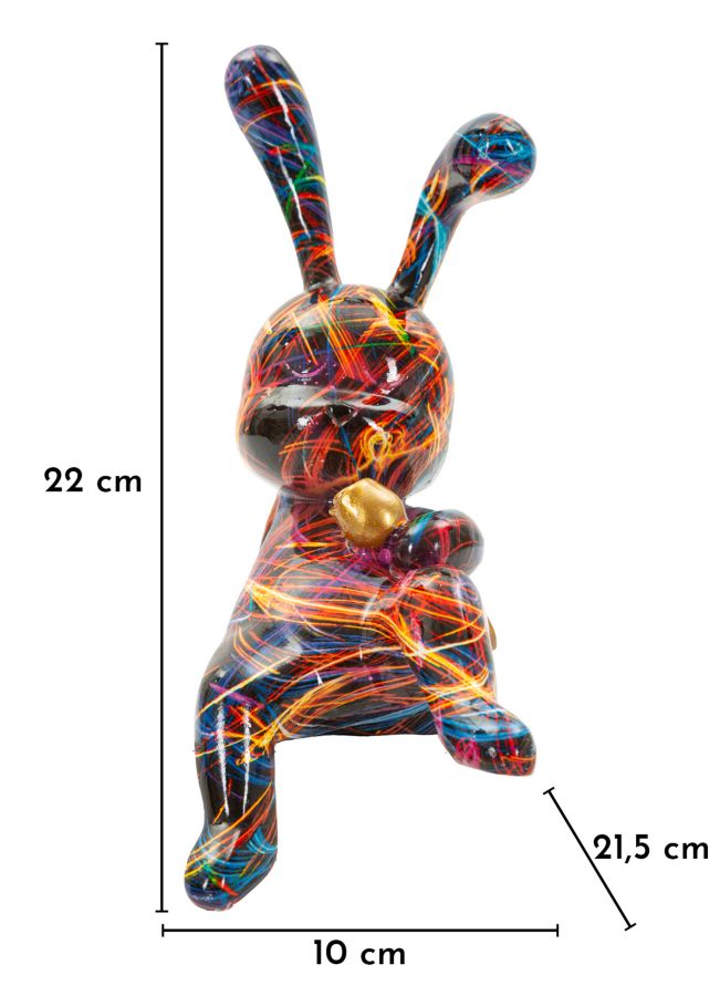 Mauro Ferretti Rabbit Psyco B kaninfigur 22 cm