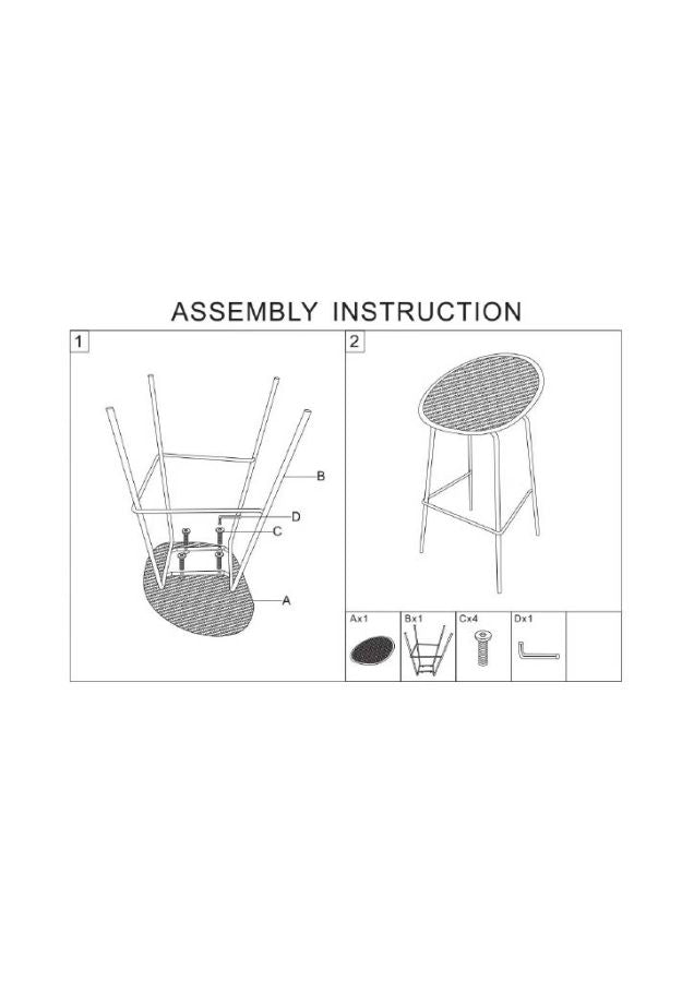 Mauro Ferretti Ibiza barstolar 2-pack - senapsgul