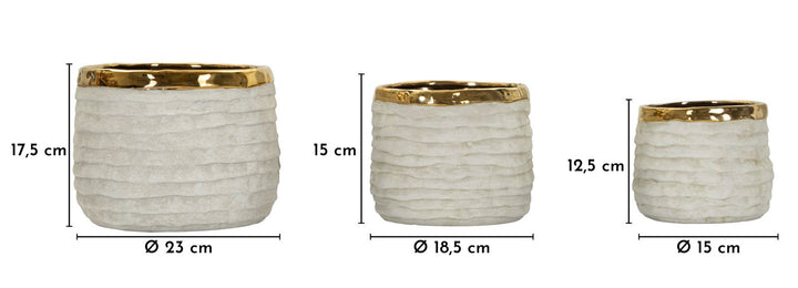 Mauro Ferretti Lima Tall ytterkrukor 3-pack