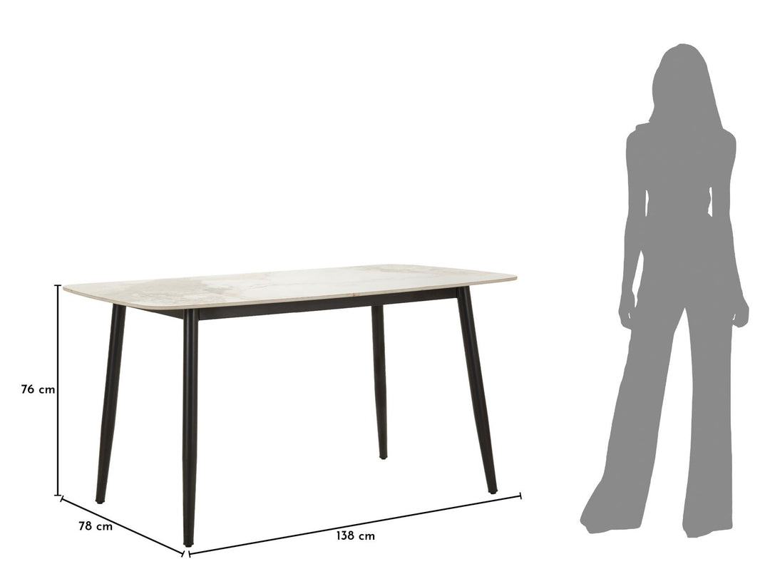 Mauro Ferretti Josh matbord 138 × 78 cm