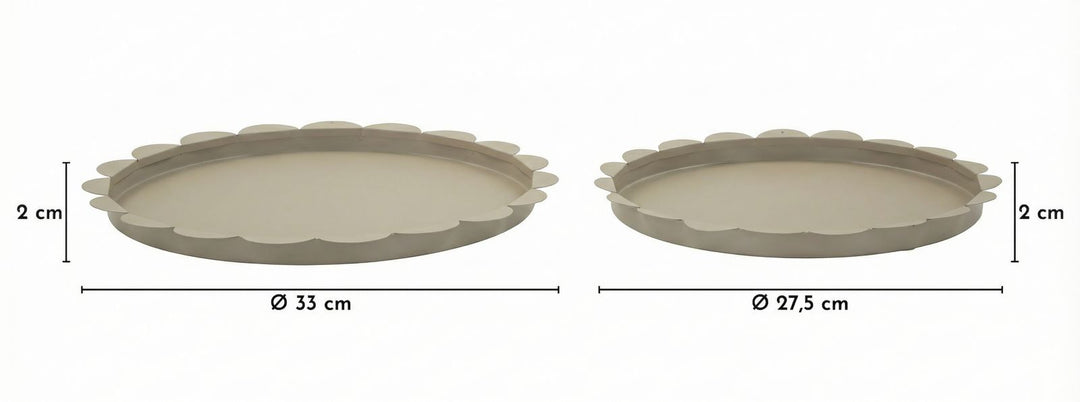 Mauro Ferretti Saturn brickor 2-pack - duvgrå