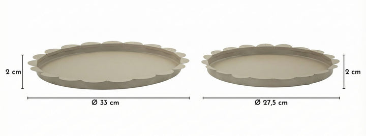 Mauro Ferretti Saturn brickor 2-pack - duvgrå
