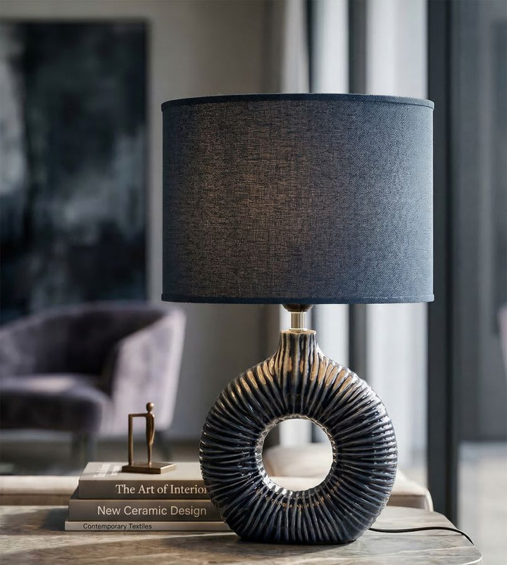 Mauro Ferretti Seta Blue bordslampa 43 cm - blå