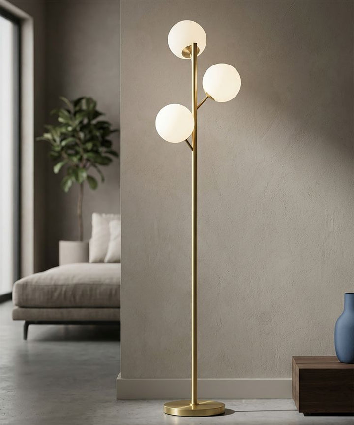 Mauro Ferretti Glamy golvlampa 3 ljus 190 cm
