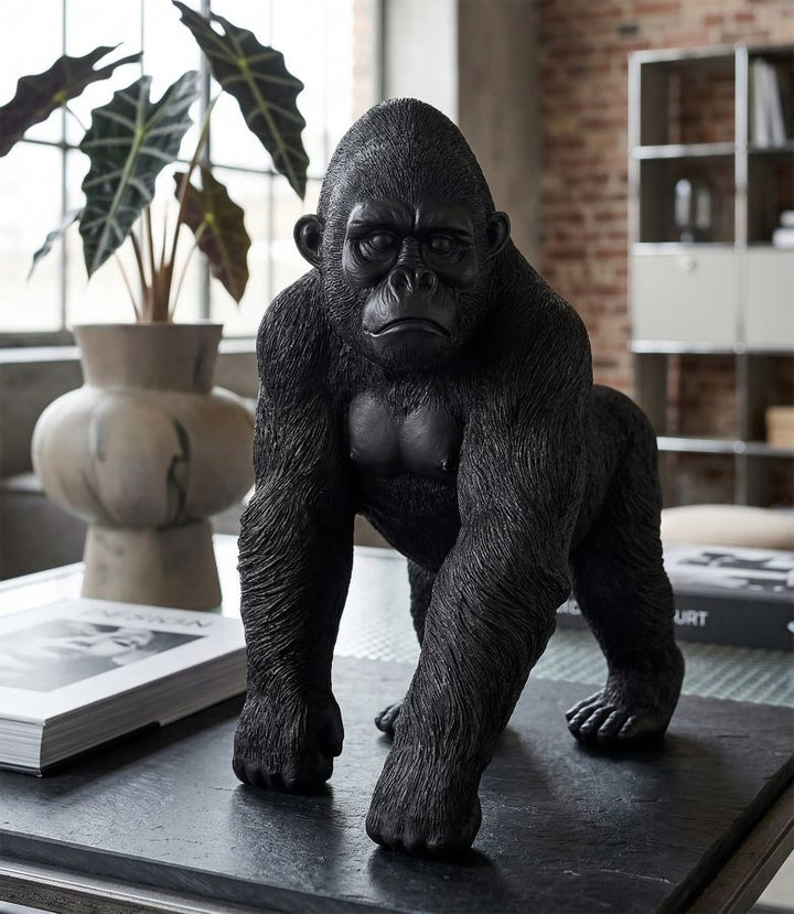 Mauro Ferretti Black Gorilla skulptur 37,5 cm