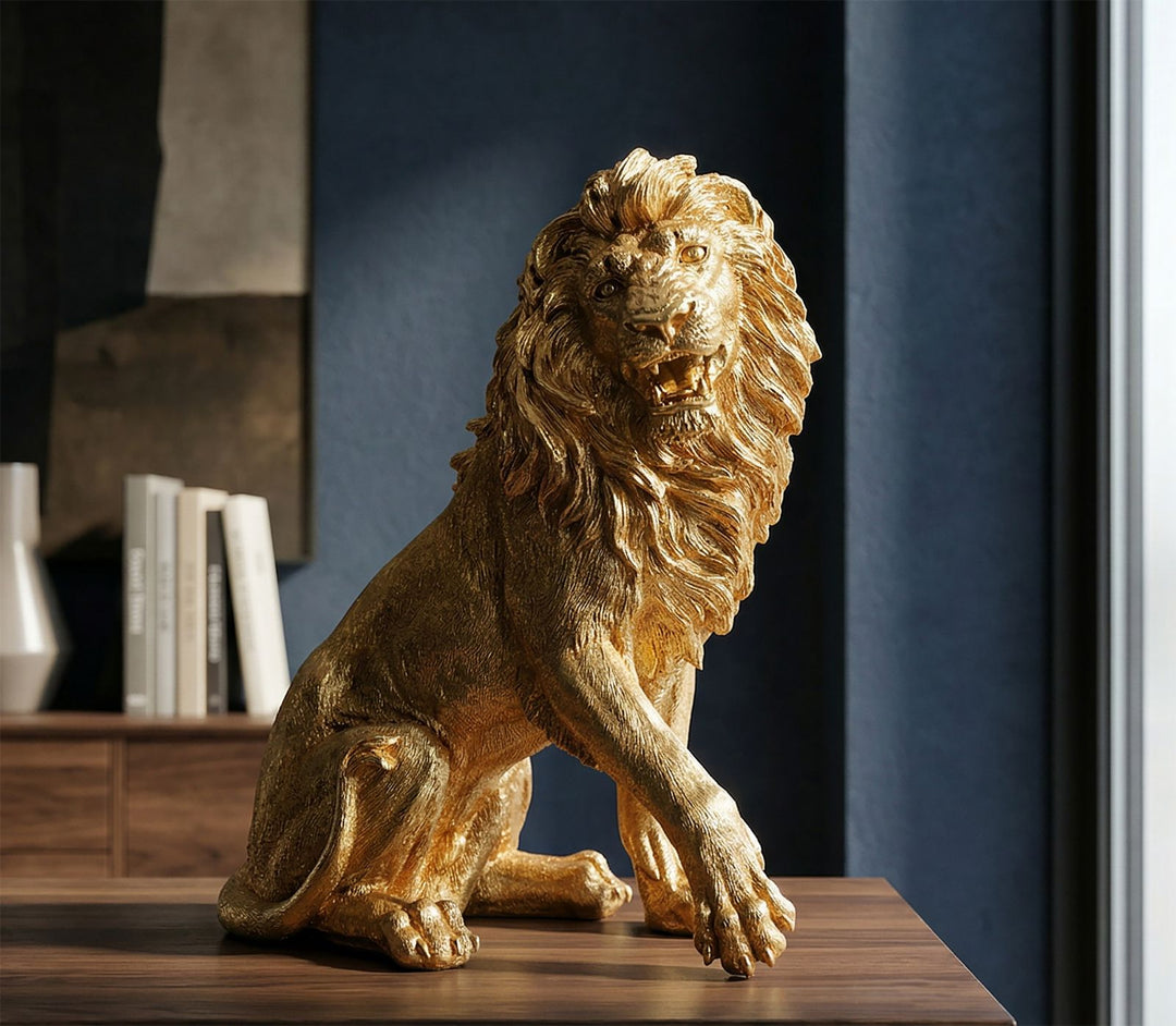 Mauro Ferretti Lion Shant lejonfigur 55 cm