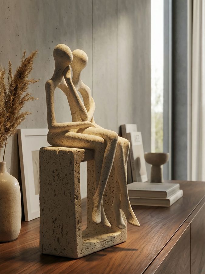 Couple Stons figur 11,5 x 9 x 25 cm – bild 8