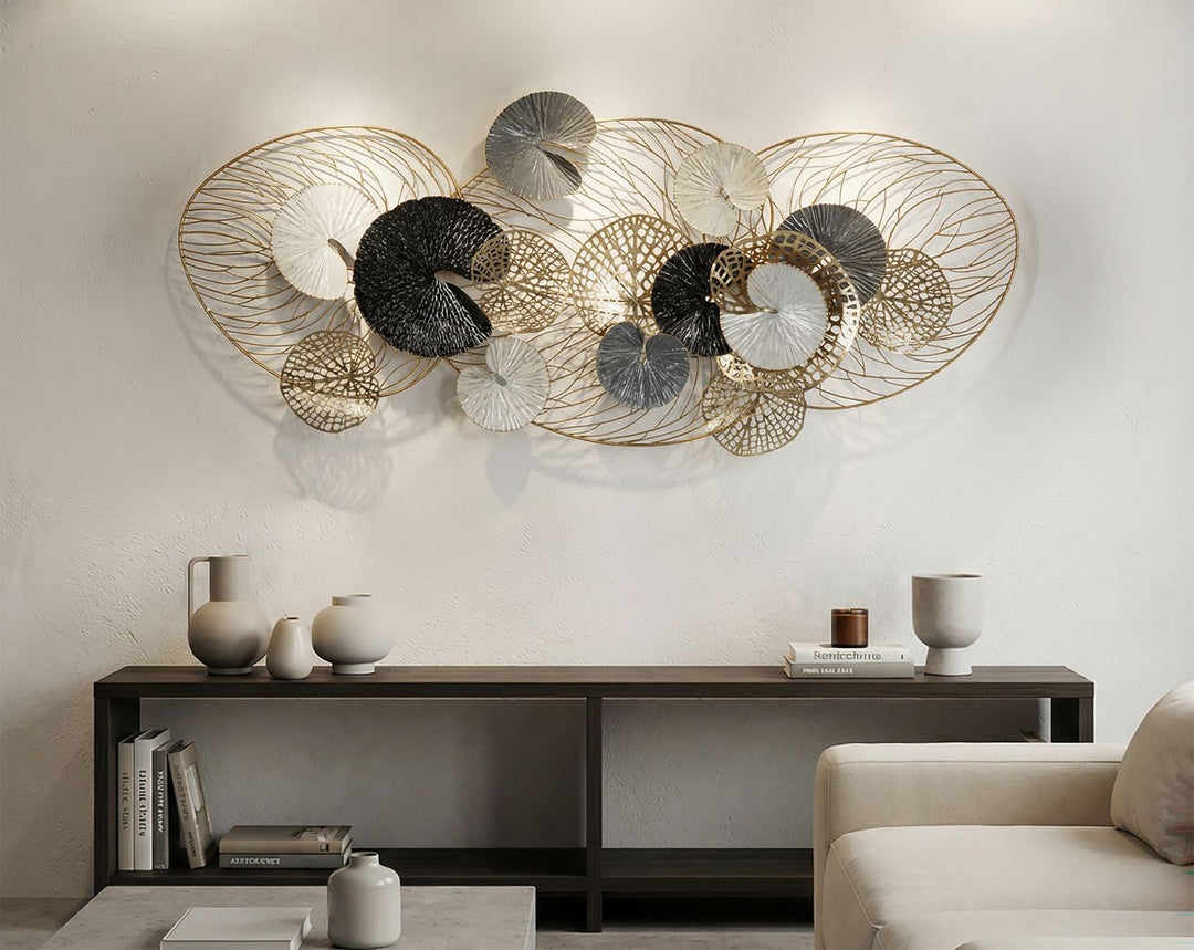 Mauro Ferretti Luxy 3D-väggpanel med blad 124,5 × 55 cm