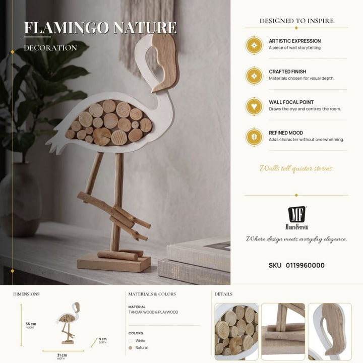 Mauro Ferretti Flamingo Nature flamingofigur 56 cm