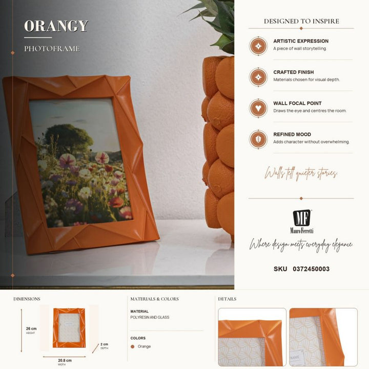 Mauro Ferretti Orangy tavelram 15 × 20 cm