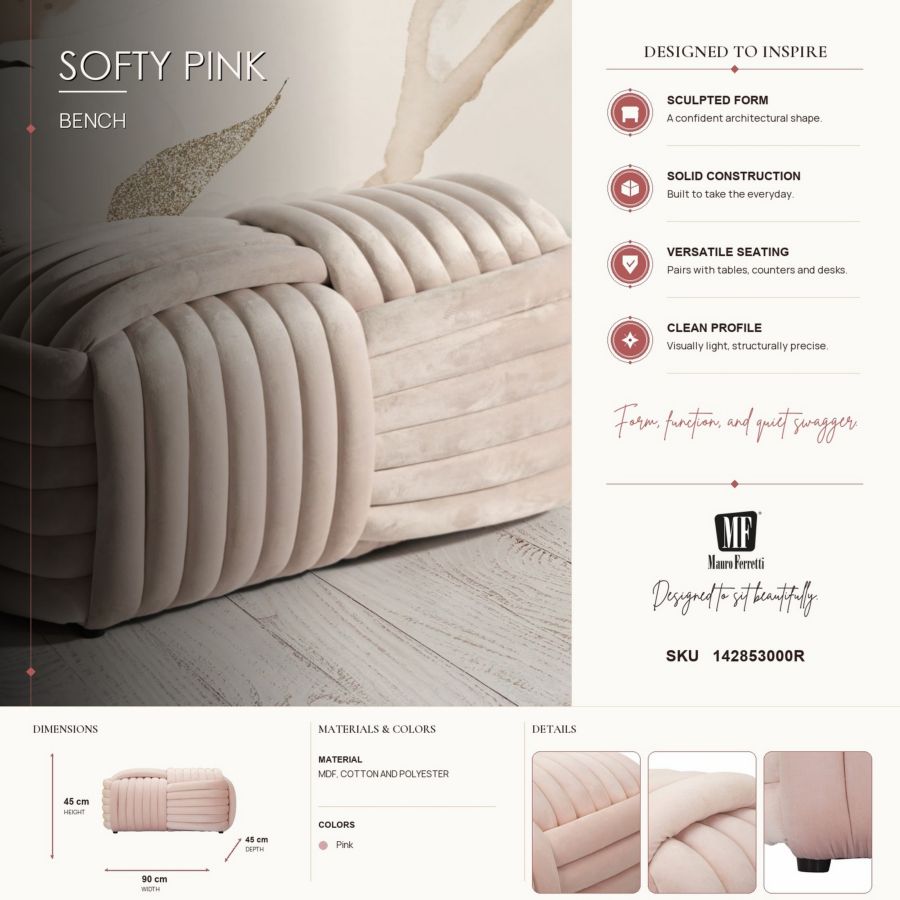 Mauro Ferretti Softy bänk
