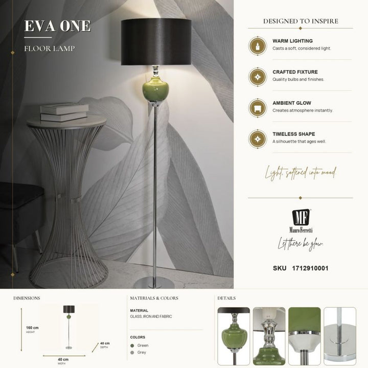 Mauro Ferretti Eva One golvlampa Ø40 × 160 cm