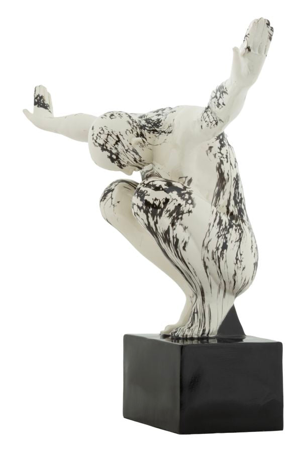 Oriental Gymnast skulptur 50 x 16 x 34 cm – bild 2