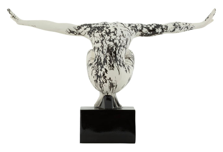 Oriental Gymnast skulptur 50 x 16 x 34 cm – bild 3