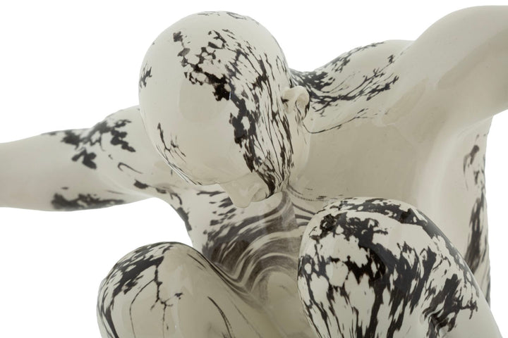 Oriental Gymnast skulptur 50 x 16 x 34 cm – bild 4