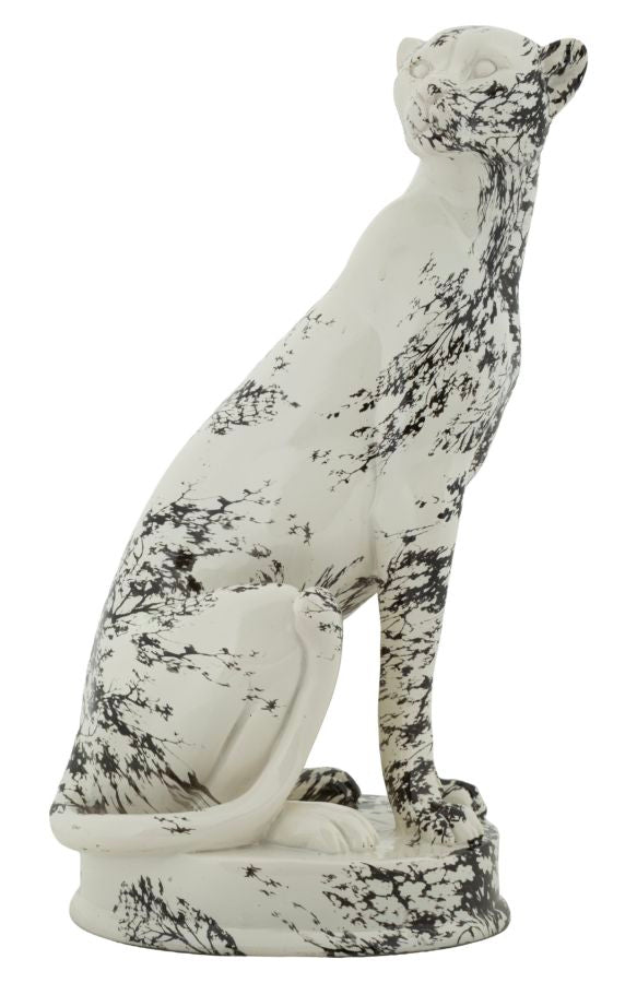Oriental Leopard skulptur 25 x 20 x 42 cm