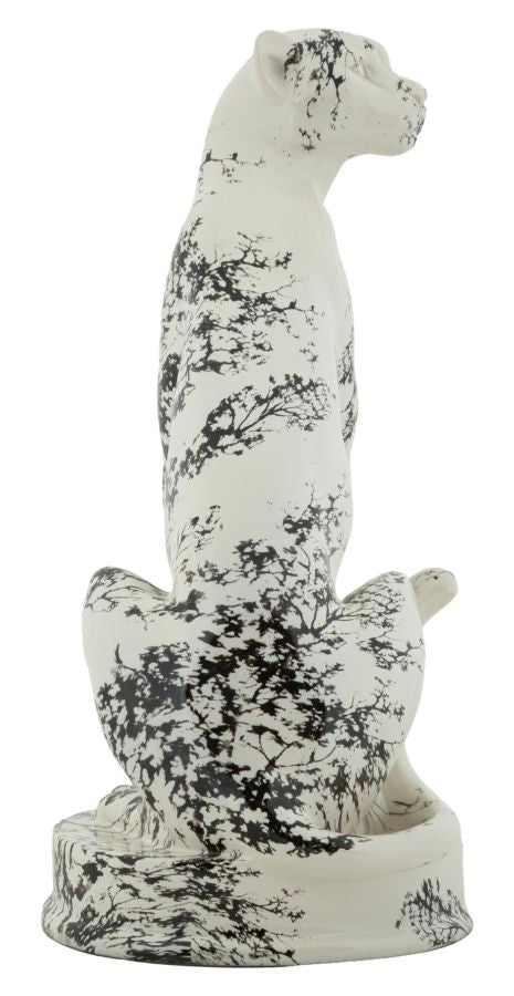 Oriental Leopard skulptur 25 x 20 x 42 cm – bild 3