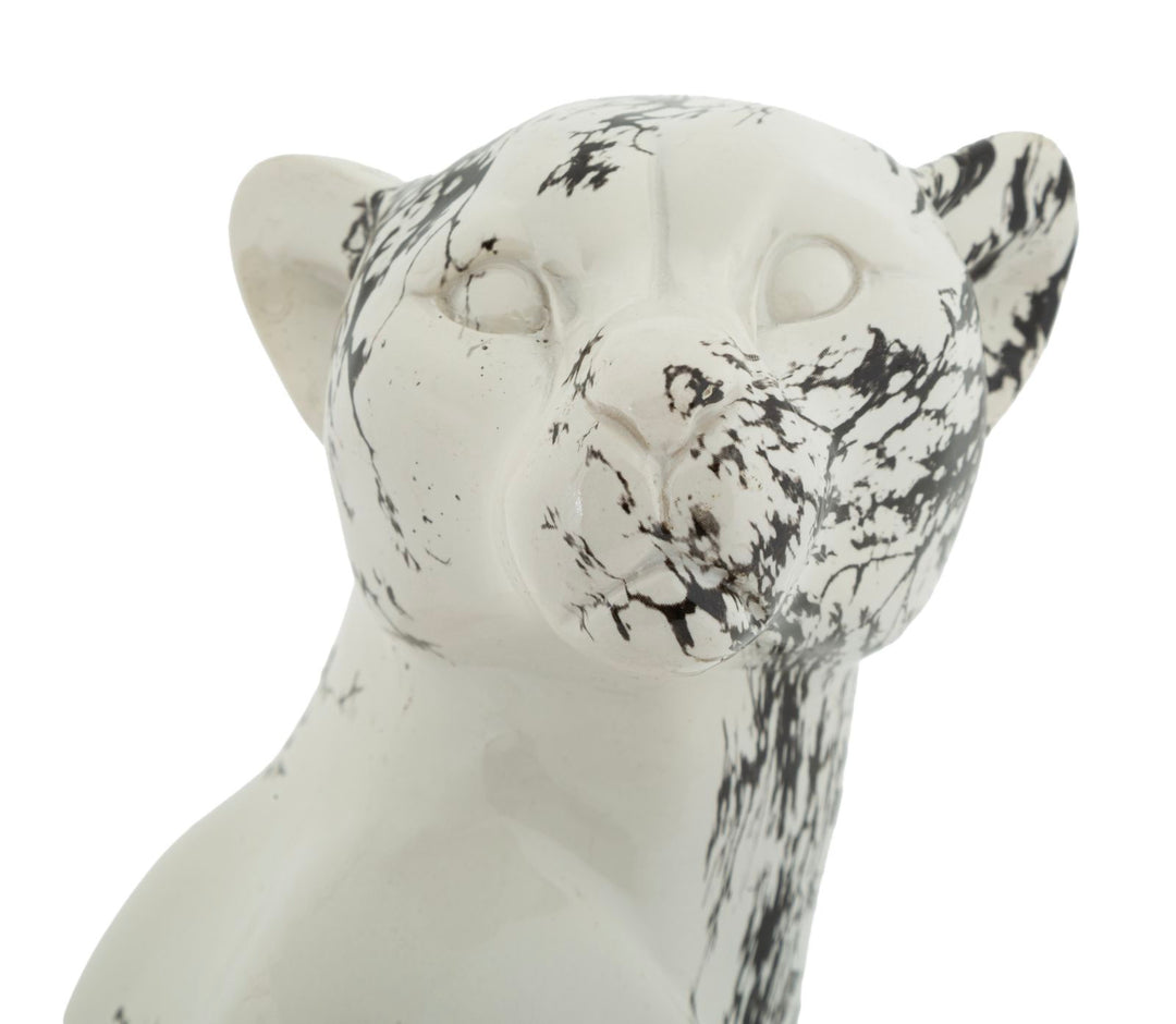 Oriental Leopard skulptur 25 x 20 x 42 cm – bild 4