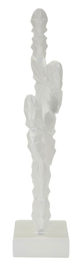 Mauro Ferretti Minimal Butterfly vit fjärilsskulptur
