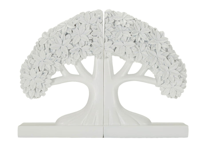 Mauro Ferretti Minimal Tree vita bokstöd med trädmotiv