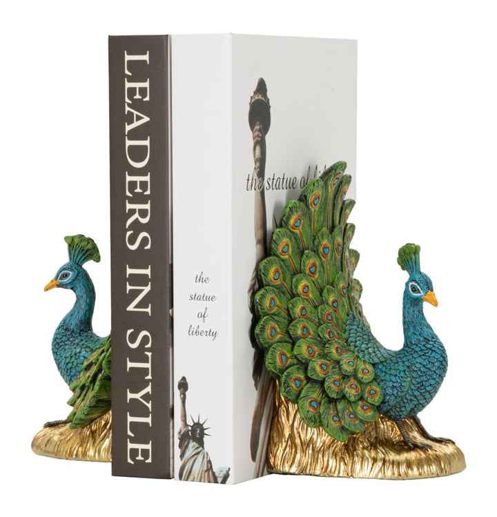 Peacock bokstöd 2-pack 20 x 15 x 19 cm – bild 4
