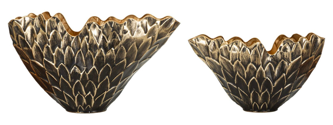 Mauro Ferretti Scale vaser 2-pack - svart/guld