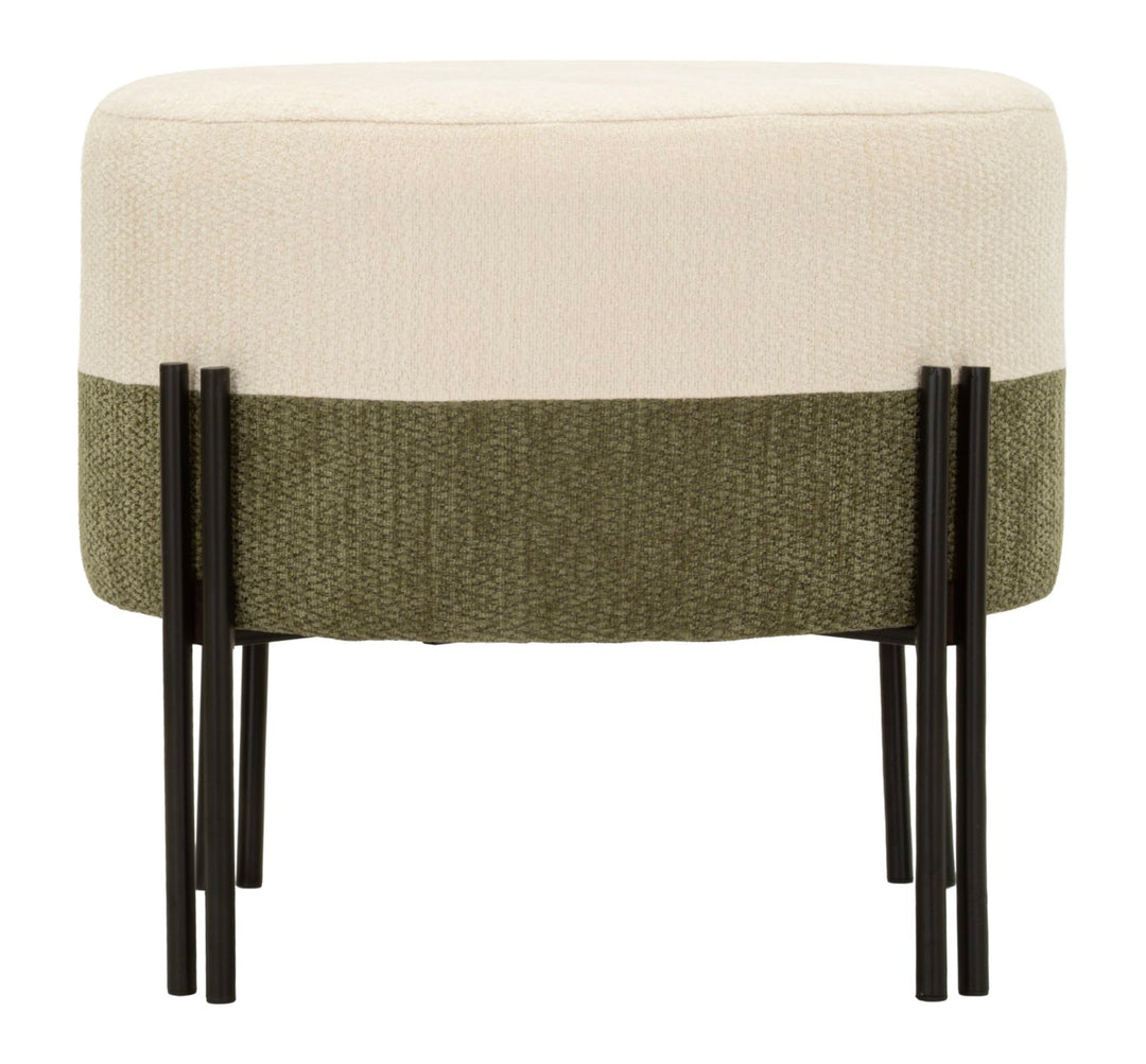 Mauro Ferretti Two-Tone sittpuff Ø49 × 42 cm